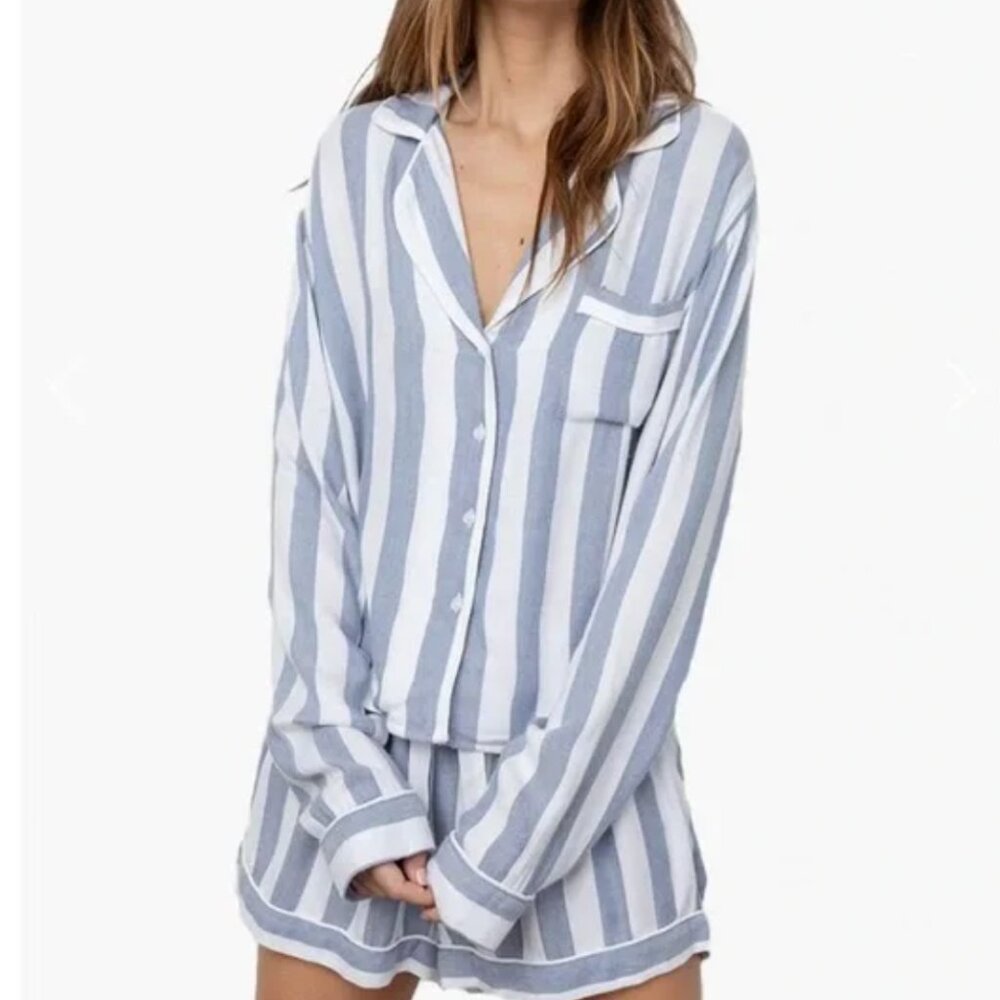 Rails Stripe Pajama Top - image 1
